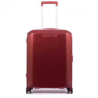 Piquadro CUBICA/Red S 34 л чемодан из поликарбоната на 4 колесах красный