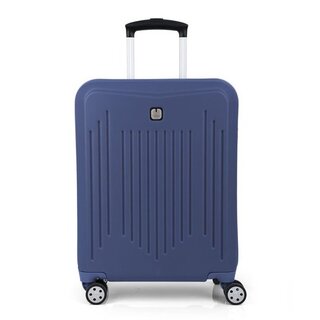 Gabol Clever (S) Blue 37 л валіза з пластику на 4 колесах синя