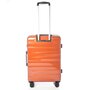Epic Vision 67 л валіза з полікарбонату\ABS-пластику на 4 колесах помаранчева