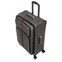 IT Luggage APPLAUD 41 л валіза з поліестеру на 4 колесах сіра