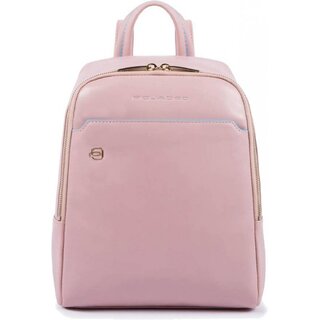 Piquadro Blue Square 6 л міський рюкзак з натуральної шкіри рожевий