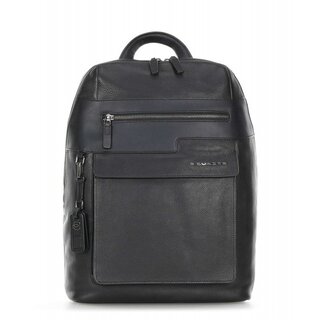 Piquadro VOSTOK 14 л міський рюкзак для ноутбука з натуральної шкіри чорний