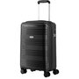 Мала валіза Travelite ZENIT ручна поклажа на 36 л вагою 2,5 кг із поліпропілену Чорний