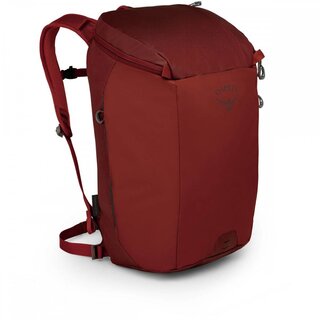 Легкий міський рюкзак Osprey Transporter Zip з відділенням під ноутбук на 30 л Червоний