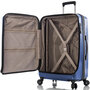 Средний чемодан Heys EZ Access с расширительной молнией на 67/84 л из поликарбоната Синий 