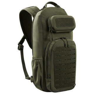 Однолямковий тактичний рюкзак Highlander Stoirm Gearslinger на 12 л вагою 1 кг з відділом під ноутбук з нейлону Оливковий