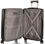 Средний чемодан Heys SpinLite на 60/80 л весом 4,1 кг из поликарбоната Черный