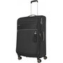 Велика тканинна валіза Travelite Miigo на 102/115 л вагою 3,5 кг Чорна