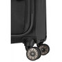 Велика тканинна валіза Travelite Miigo на 102/115 л вагою 3,5 кг Чорна