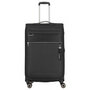Большой тканевый чемодан Travelite Miigo на 102/115 л весом 3,5 кг Черный