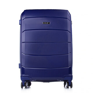 Середня валіза VIF Denver на 64 л з поліпропілену вагою 3,4 кг Синій