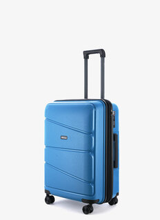 Валіза ручна поклажа V&V Travel Peace на 40 л вагою 2,5 кг із поліпропілену Синій