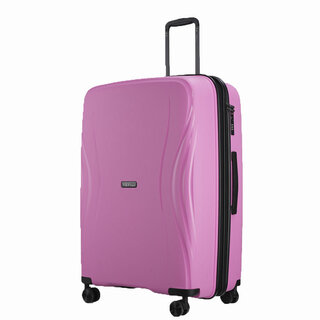 Велика валіза V&V Travel TIFFANY з поліпропілену на 115/125 л вагою 4,3 кг Рожевий