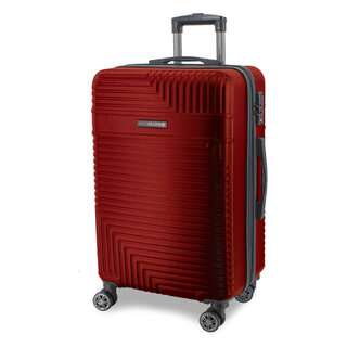 Средний чемодан Swissbrand Brunei на 67 л весом 3,8 кг из пластика Красный