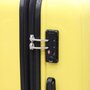 Малый чемодан Airtex 241 ручная кладь из полипропилена на 40/46 л Желтый