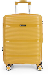 Мала валіза Gabol Akane ручна поклажа на 36/41 л з поліпропілену Жовтий