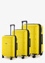 Комплект валіз V&amp;V Travel Peace з поліпропілену Жовтий