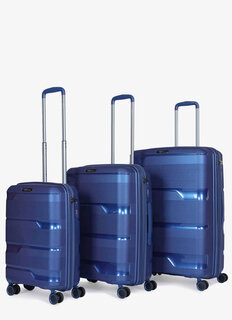 Комплект валіз V&V Travel з поліпропілену Синій
