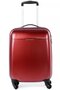 Малый чемодан из поликарбоната 4-х колесных 38 л PUCCINI, бордовый