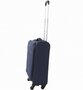 Малый облегченный чемодан на 4-х колесах 40/46 л Roncato Ironik, темно-синий