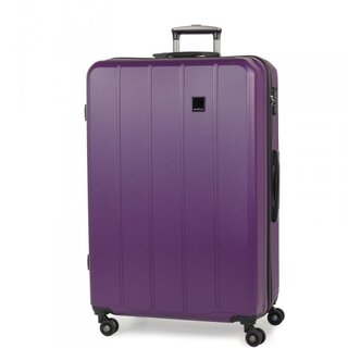 Members NEXA (XL) Purple 136 л валіза з пластику на 4 колесах фіолетова