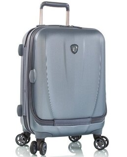 Валіза ручна поклажа Heys Vantage Smart Luggage на 39/54 л з відділом під ноутбук Блакитний