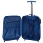 Мала пластикова 4-х колісна валіза 40 л March Twist, синій