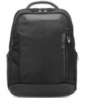 Стильный бизнес рюкзак для ноутбука диагональю 15.6" Roncato Overline, черный