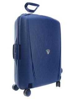 Велика поліпропіленова валіза на 4-х колесах 90 л Roncato Light, темно-синій