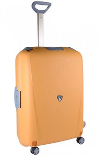 Большой полипропиленовый чемодан на 4-х колесах 90 л Roncato Light, желтый