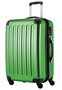 Большой 4-х колесный чемодан из поликарбоната 74/84 л HAUPTSTADTKOFFER, зеленый