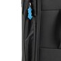 Велика текстильна валіза на 4-х колесах 87/101 л Rock Aura II (L) Black