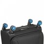 Середня 4-х колісна валіза із текстилю 55/66 л Rock Aura II (M) Black