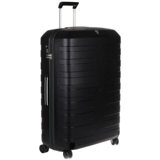 Легка валіза гігант із гнучкого поліпропілену 118 л Roncato Box, чорний з білим