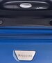 Малый чемодан из пластика на 4-х колесах 37,5 л PUCCINI PARIS синий