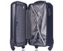 Малый чемодан из пластика на 4-х колесах 37,5 л PUCCINI PARIS черный