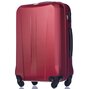 Средний чемодан из пластика на 4-х колесах 68 л PUCCINI PARIS красный