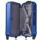 Средний чемодан из пластика на 4-х колесах 68 л PUCCINI PARIS синий