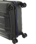 March Rocky комплект валіз з полікарбонату на 4 колесах чорно-синій