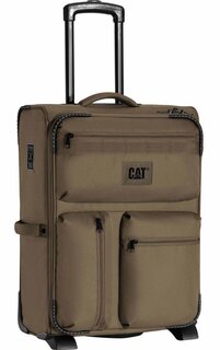 Мала 2-х колісна валіза 39 л CAT Cube, коричневий