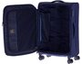 Средний чемодан 69/80 л March Easy, темно-синий