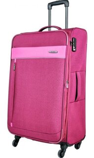 Велика валіза на 4-х колесах 91/104 л Travelite Delta, рожевий