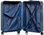 Большой чемодан из поликарбоната 74 л March Omega, голубой