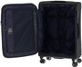 Малый тканевый чемодан на 4-х колесах 37 л March Rolling, черный