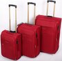 Комплект чемоданов на 2-х колесах Puccini Verona, красный