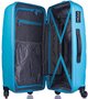 Малый чемодан из полипропилена 35 л Puccini Acapulco, голубой