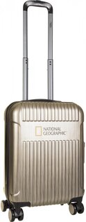 Мала валіза на 4-х колесах 30 л National Geographic Transit, золотий
