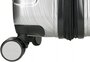 Середня валіза на 4-х колесах 60/70 л National Geographic Transit, сріблястий
