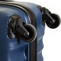 Средний противоударный чемодан 54 л CAT Turbo, темно-синий