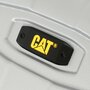Средний противоударный чемодан 59 л CAT TANK серебристый